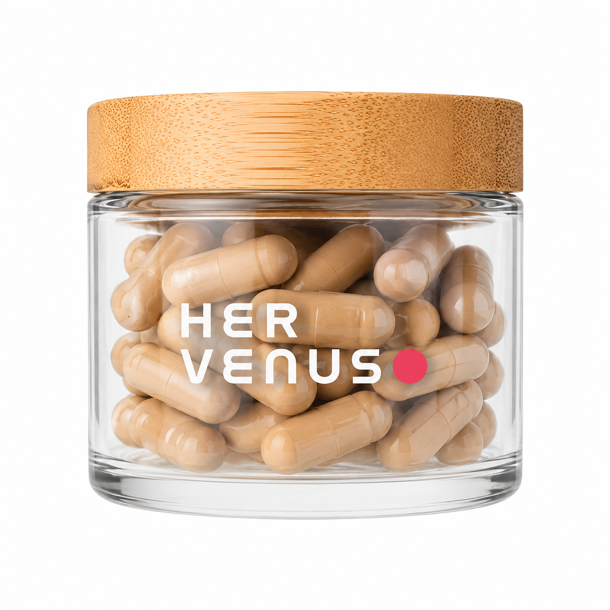 FREE Bamboo Glass Jar